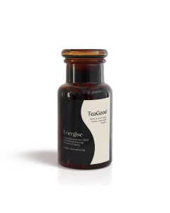 TeaGood Energise Organic Loose Leaf Tea with Adaptogens – 55g Glass Jar