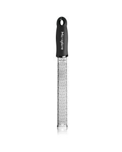 Microplane Premium Classic Zester Grater - Stainless Steel - Black (Soft Grip Handle)