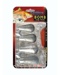 Gillies Large Bomb Sinker Mould Combo - Makes 4 Different Bomb Sinkers at a Time