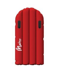 Maddog Fabric Inflatable Surf Mat with Handles 133 x 78cm (Red)
