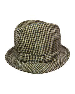 Failsworth Windsor Mens Lambs Wool Trilby Hat w/ Snap Brim - Made in UK