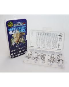 TT Lures HeadlockZ Jigheads River & Estuary Value Pack - Assorted Jig Heads Kit