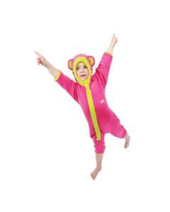 XTM Baby Toddler Panda Pink Onesie Microfleece Suit Size 0 - 1