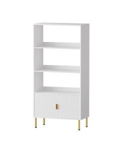 Levede Display Shelf 3 Tier Open Bookshelf 165cm Storage Cabinet Bookcase Wooden