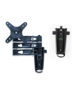 Triple arm LCD caravan RV TV bracket with 2 mounting brackets