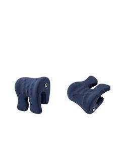 Orthopedic Memory Foam Nap Pillow Neck Support Desk Pillow Blue