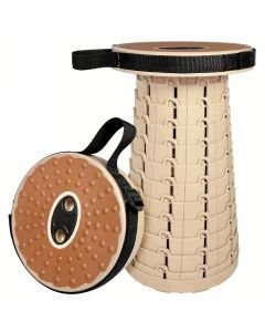 12-Level Folding Stool with PU Cushion Seat