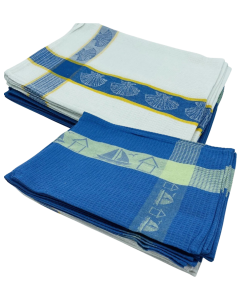 120pcs 100% Cotton Tea Towel Bulk Pack - 50cm x 70cm -  Commercial  Grade