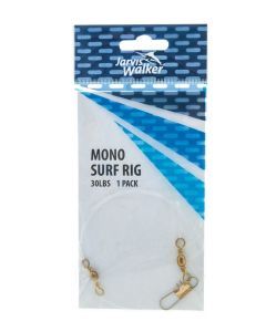 Jarvis Walker Mono Surf Rig - Surf Fishing Rig With 30lb Mono Fishing Line
