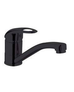 Camec Basin Mixer 150Mm Spout Black
