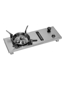 Camping Gas Stove High-Power Folding Stainless Steel Grill Burner Silver