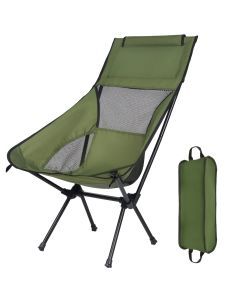 Folding Camping Chair Lightweight High Back Seat