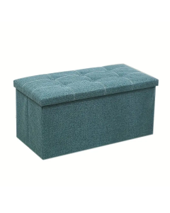Linen Foldable Storage Stool Chair Box