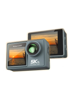 5K Ultra HD Action Camera with Electronic Stabilization Grey