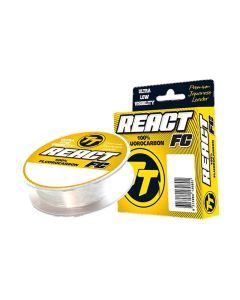 1 Spool of TT React FC Fluorocarbon Fishing Leader - 100% Fluorocarbon