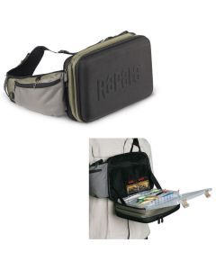 Rapala King Size Fishing Tackle Sling Bag with 2 Tackle Trays