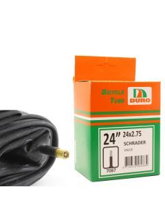 Duro 24 x 2.75/3.25 Bicycle Tyre Tube for 24" Inch Bikes Schrader Valve