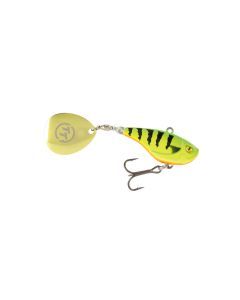 TT Lures Flashpoint+ 33mm Tail Spinner Vibe Lure - FLAMIN SHAD
