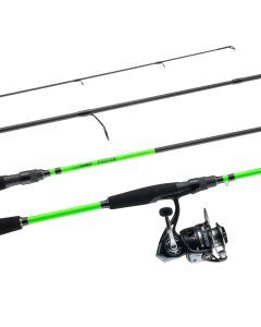 Bite Science Proton 6'10 2-4kg 2 Pce Fishing Rod and Reel Spin Combo w/2000 Reel