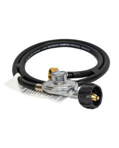 Gas Safety Gauge with POL Connector, Hose, and Regulator LCC27