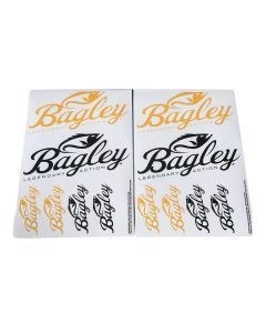 Team Bagley Sticker Pack - 12 Assorted Fishing Stickers - Boat Decals