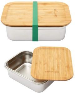 Clevinger 1200ml Stainless Steel Lunch Snack Box (BPA Free) - Food Storage Container