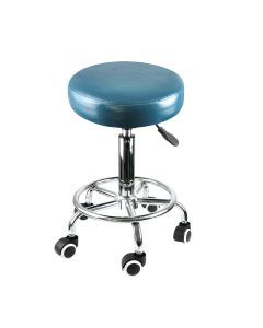 Levede Bar Stools Salon Stool Swivel Barber Dining Chair PU Hydraulic Lift Teal