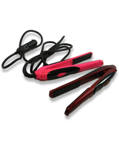 SIMPLY GLAM 12V HAIR STRAIGHTENER - RED