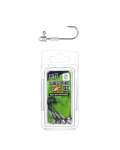 5 Pack of 1/8oz Size 3/0 Bite Science Substrike DC Jigheads with BKK Hooks