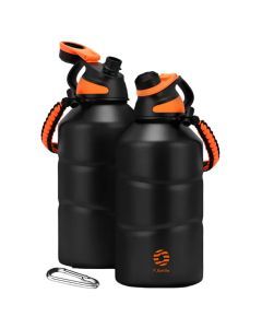 Stainless Steel Thermos Bottle Vacuum Flask (Black)