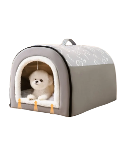 Warm Enclosed Dog Bed for All Seasons