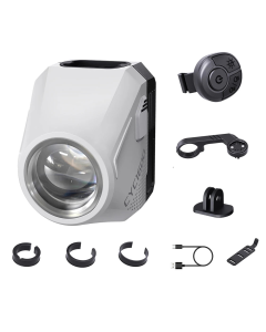 Ultra-Bright 1600 Lumen Bike Headlight Remote White