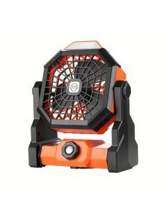 Portable Fan 5-Speed with LED Lighting