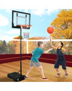 Centra Basketball Hoop Stand Ring Portable 2.1m Adjustable Height Kids Backboard