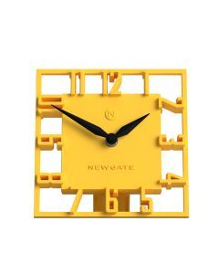 Newgate Highline Mantel Clock-Yellow
