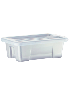 Italplast 1 Litre Storage Container Box with Lid & Carry Handles - Graphite