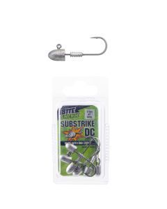 6 Pack of 1/6oz Size 1 Bite Science Substrike DC Jigheads with BKK Hooks