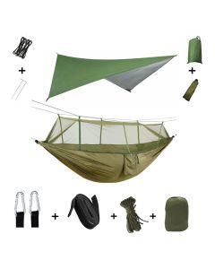 Camping Hammock with Mosquito Net and Rain Tarp