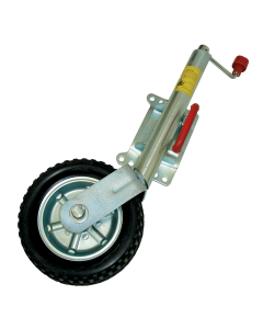 ALKO 10" SWIVEL JOCKEY WHEEL 200MM - SOLID TYRE