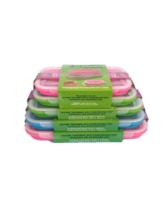 Collapsible Space Saving Rectangular Container Set - 5 Pack