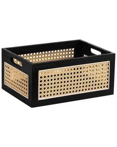 Wooden Storage Basket Large Organizer Box