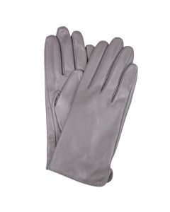 Dents Womens Classic Leather Gloves - Pearl Grey (Warm Soft Smooth Grain)