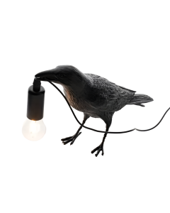 1pc Gothic LED USB Crow Lamp - With Antique Metal Claw