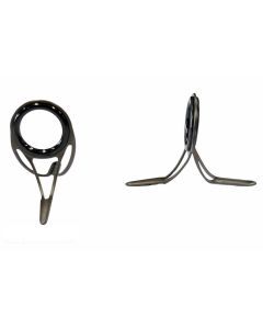 Gun Metal Grey Fishing Rod Runner with Titanium Ring - Rod Guide