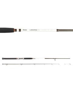 8ft Okuma Lunaris 2-4kg Spin Rod - 2 Piece Fishing Rod with Glowing Nibble Tip