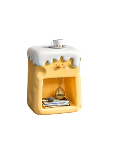Chic Cheese Duck Bedside Table - Yellow