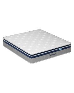 DreamZ Spring Mattress Pillow Top 7 Zone Pocket Spring Memory Foam 32cm Double