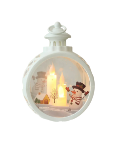 Snowman White LED Lights for Stunning Storefront Window Decor