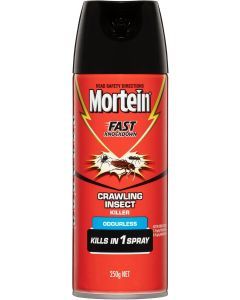 Mortein Fast Knockdown Odourless Surface Spray Crawling Insect Killer 250g