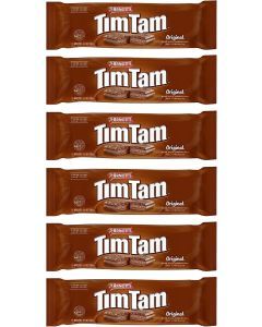 Arnott's Tim Tam Original Chocolate Biscuits 200g - 6 Packets Bulk (Fresh Australian Batch)